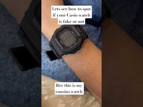 How to spot if your Casio watch is fake [tutorial] | #fyp #tutorial #lifehack #fake  #new #subscribe