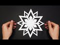 Paper Snowflake - EASY DIY