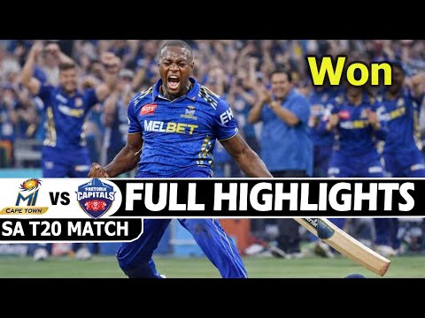 Pretoria Capitals vs MI Cape Town Full Highlights SA T20 League 2026 | PC Vs MICT Highlights