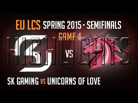SK Gaming vs Unicorns of Love Game 4 Semi-final Highlights - EU LCS S5 Spring 2015 Playoffs