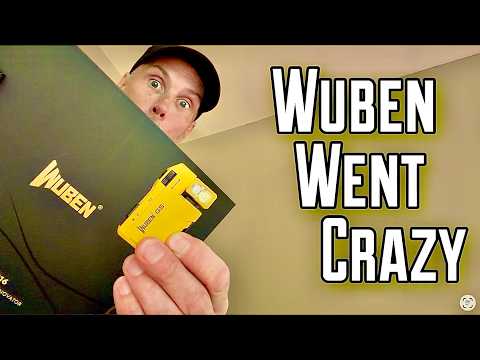 I can't believe they put all this in a box and sent it from Wuben flashlights 10th anniversary gift