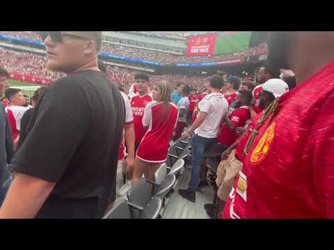 Soccer Fans Brawl During Manchester United vs Arsenal Match
