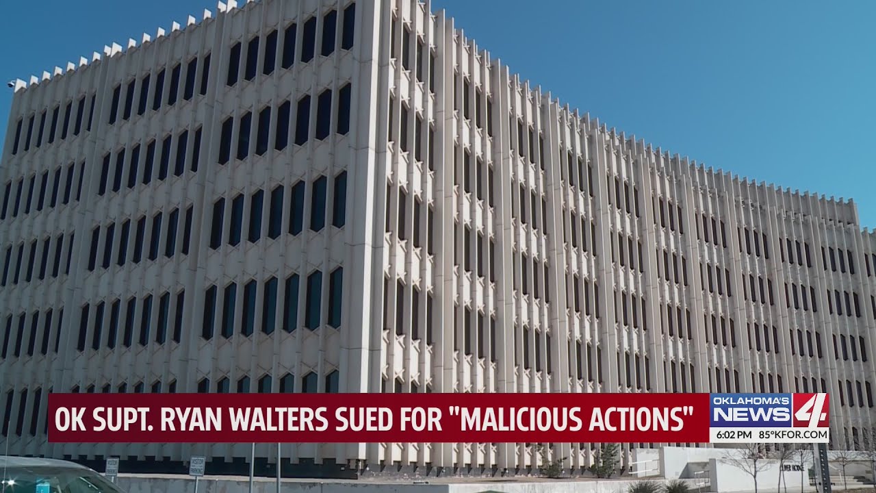 OK Supt. Ryan Walters sued for 