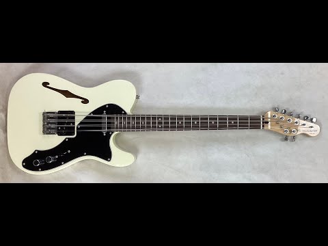 Mandocello Squier Thinline Telecaster Conversion (Finish blemish) image 7