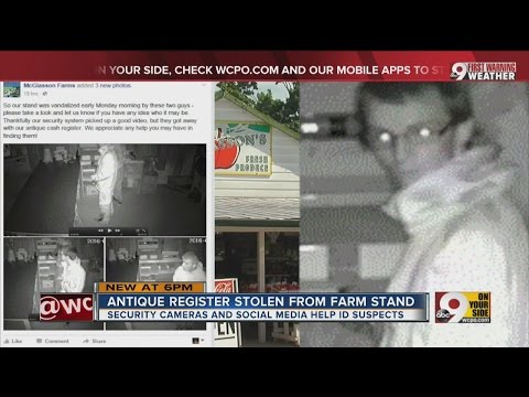 Antique register stolen from farm stand