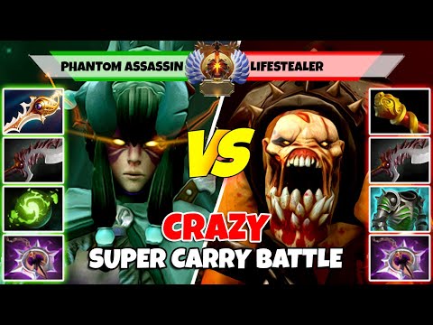 PHANTOM ASSASSIN (Carry) vs LIFESTEALER (Carry) - Battle Of Immortal Rank Dota 2 Players - Z Dota 2