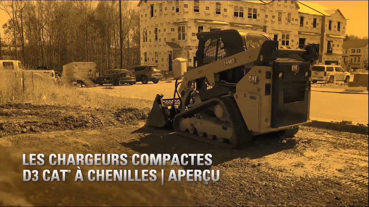 Chargeuse à chaînes compacte Cat® sérieD3 | Présentation