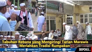Tabuhan Rebana dan Tarian Marawis Meriahkan Tradisi Rumpakan di Palembang