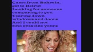 Shakira - Eyes like yours - With lyrics