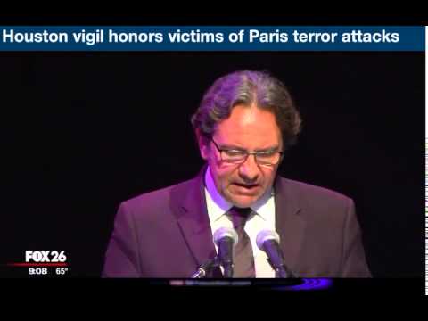 Discours de Frédéric Lefebvre à Houston en hommage aux attentats du 13 novembre 2015