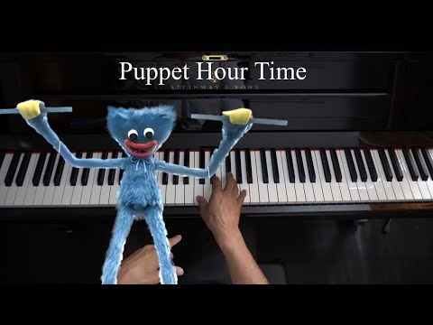 The Poppy Playtime Band 2 - Puppet Hour Time - Piano Tutorial - Horror Skunx