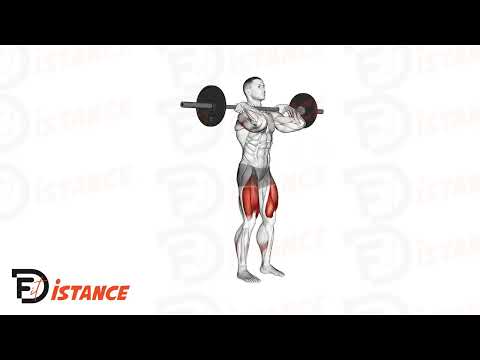 Fentes arrières à la barre en prise avant - Exercice Fentes arrières à la barre en prise avant en vidéo