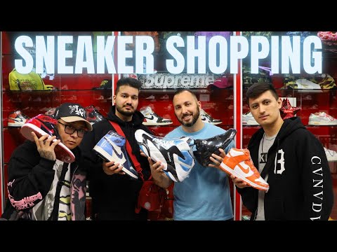 Sneaker Shopping With Sneaker YouTubers | Itz Aria MHD | Sneaker Talk | Jordan Stamina