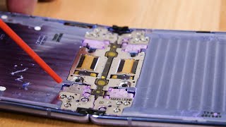 Samsung Galaxy Z Flip Teardown and Dust Test FAILURE!