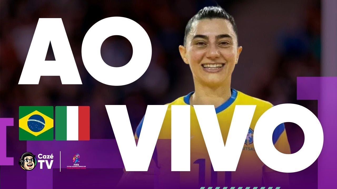 AO VIVO: BRASIL X ITÁLIA | COPA DO MUNDO FEMININA DE FUTSAL FIFA 2025 | 2ª RODADA