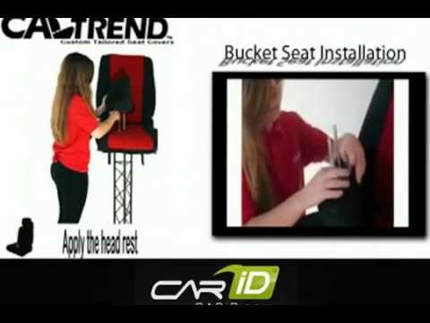 Caltrend Bucket Seat Cover Installation
