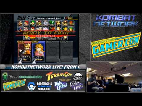 CT GamerCon SSBM - GWM420 (Fox) vs. Ryobeat (Peach) - Melee Pools WQF