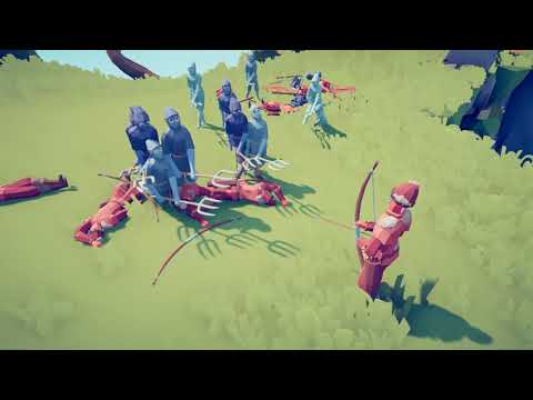 TABS | 5 Fan Bearers And 5 Ice Archers VS All Units! (Same Price) 1/2