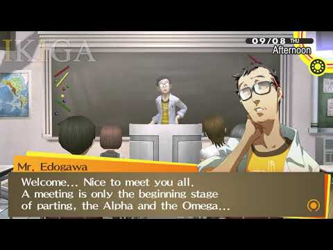 P4G 09/08 GODS WHO CREATED JAPAN IZANAGI & IZANAMI BY TEACHER EDOGAWA (PERSONA 4 GOLDEN STEAM 2020)