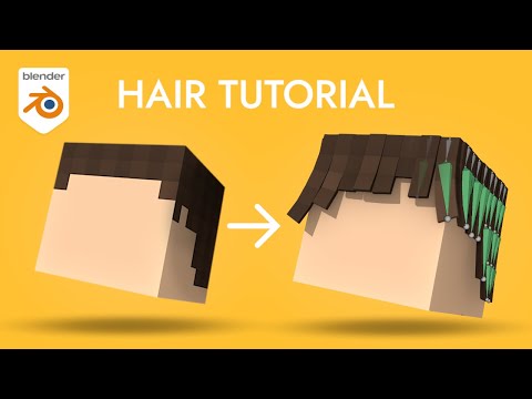 How to Model and Add Physics to your Minecraft Hair in Blender