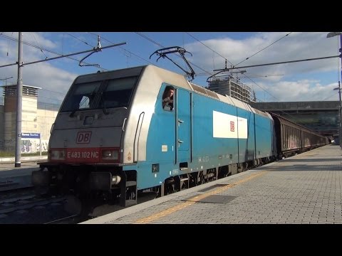 E483.102 DB sul MRS 57406 Anagni/Fiuggi - Chiasso Smistamento, in transito a Roma Tiburtina