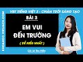 Vở bài tập Tiếng Việt Lớp 3 Bài 3: Em vui đến trường