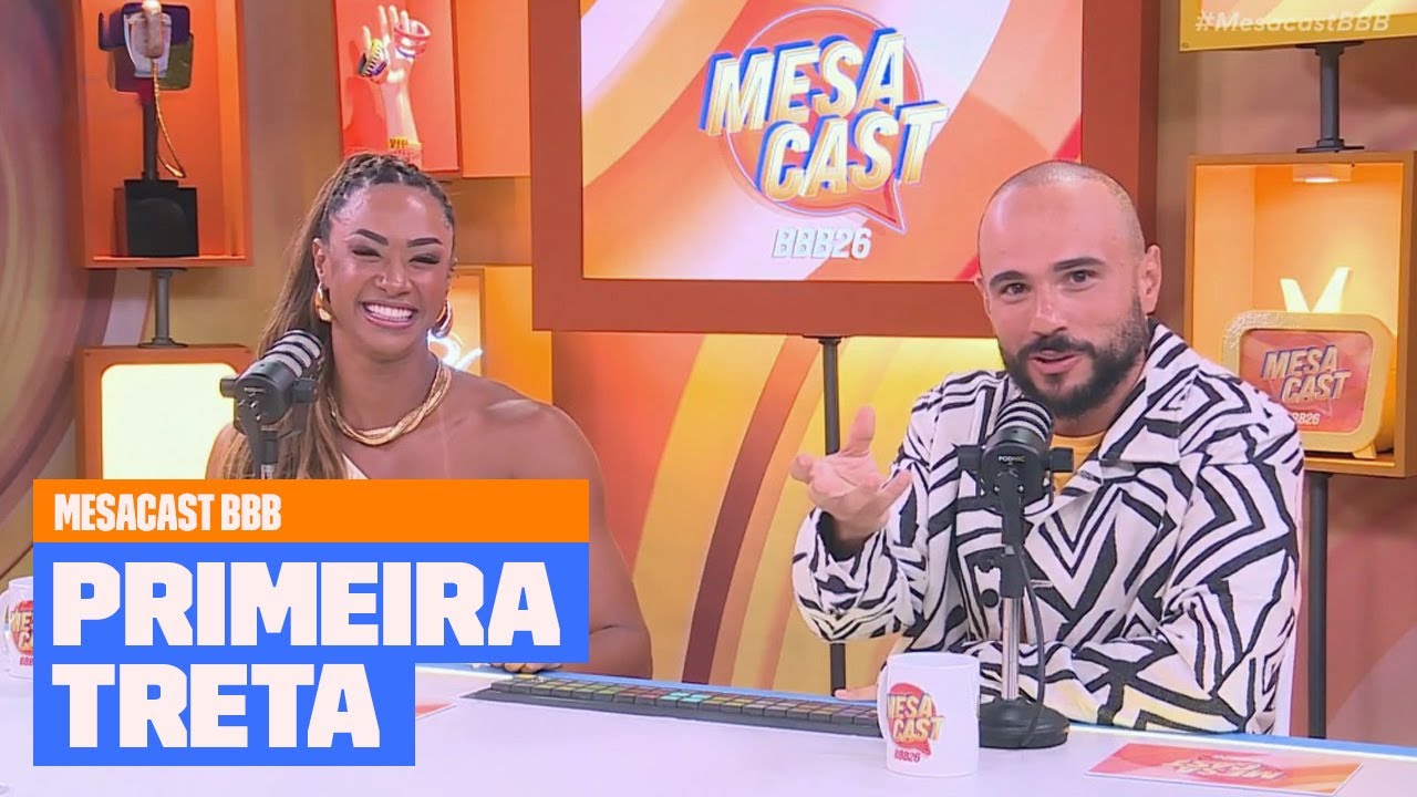 Aline Patriarca e Ed Gama comentam sobre PRIMEIRA TRETA do BBB 26 | Mesacast BBB | Multishow