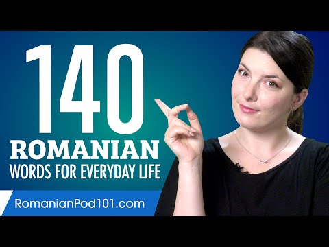 140 Romanian Words for Everyday Life - Basic Vocabulary #7