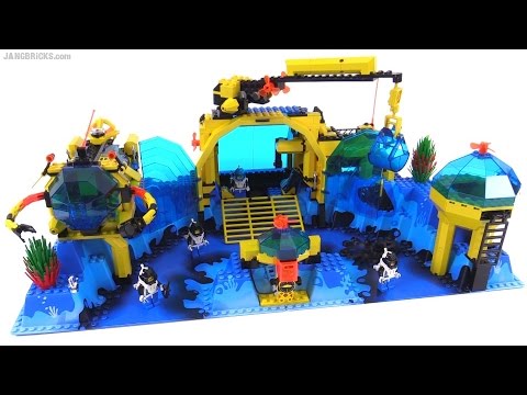 LEGO Aquanauts Neptune Discovery Lab from 1995! set 6195 review
