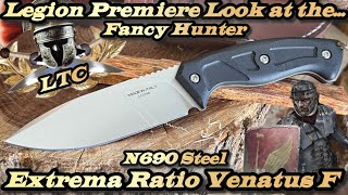 Legion Premiere Look at the Extrema Ratio Venatus F in N690 Steel.