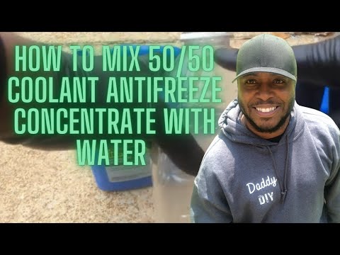 How to Mix 50/50 Coolant Antifreeze Concentrate and Water