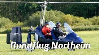 preview picture of video 'Rundflug Northeim Gyrocopter'