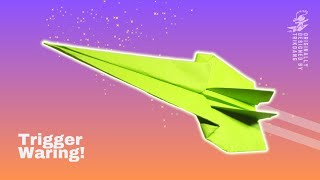 EASY PAPER AIRPLANE- How to make a Paper Airplane that Flies | Climber