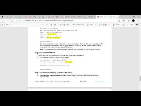 5 6 7 Lab   Network Troubleshooting Tools