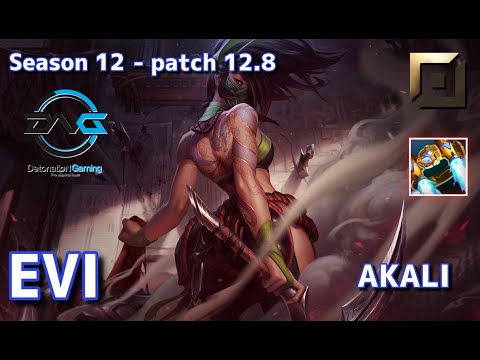 【KRサーバー/D1/Duo Steal】DFM Evi アカリ(Akali) VS フィオラ(Fiora) TOP - Patch12.8 KR Ranked【LoL/MSI】