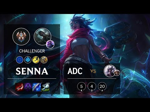 Senna ADC vs Syndra - EUW Challenger Patch 10.8