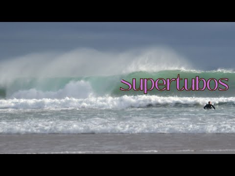 Surfing Peniche,  Portugal. - April 2023