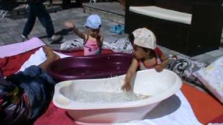 kijani's and Shia's  open air water pool 002.MPG