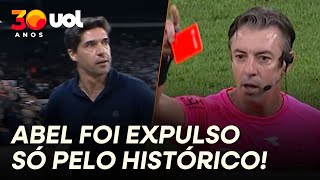 CLAUS NÃO TEM MAIS PACIÊNCIA COM ABEL FERREIRA E POR ISSO O EXPULSOU EM CORINTHIANS X PALMEIRAS: PVC