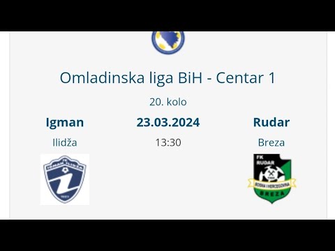 20.kolo Federalne lige za JUNIORE - FK Igman I.🆚FK Rudar B. 3:0