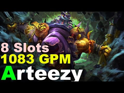 Arteezy Alchemist 8 Slots vs Terrorblade 6 Slots & Storm Spirit 1083 GPM | Highlights 7.02 — Dota 2