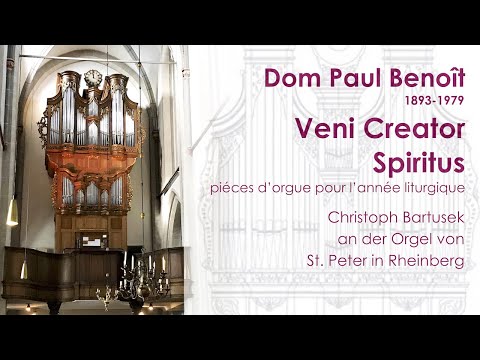 Dom Paul Benoît (1893-1879) | Veni Creator Spiritus | Pièces d'orgue pour l'année liturgique