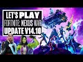 Let's Play Fortnite: Nexus War Update V14.10 - EXPLORING STARK INDUSTRIES!