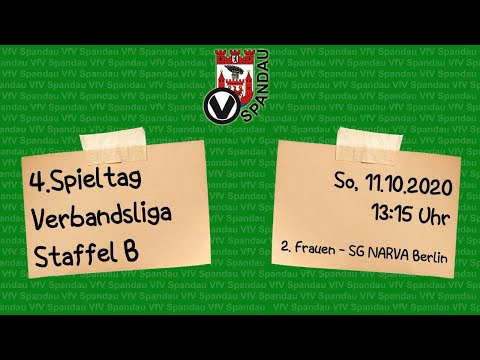4.Spieltag Verbandsliga | 2. Frauen - SG NARVA Berlin | Saison 20/21 | So. 11.10.2020, 13.15 Uhr