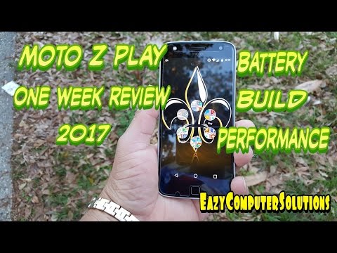 Moto Z Play One Week Review 2017 | Great Battery | Great Build Quality | Great Performance