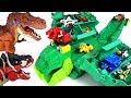 Terrible Dinosaurs Appeared Dinotrux Stego Storage Garby Transform Track Playset Go DuDuPopTOY