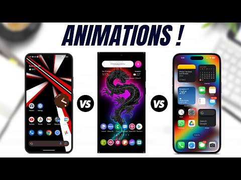 ANIMATIONS - Samsung One UI 5.0 Vs iOS 16 Vs Stock android 13-S 22U Vs iPhone 14 Pro Max Vs Pixel 7