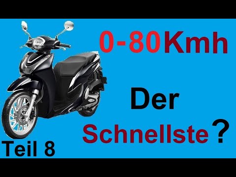 Honda SH Mode 125 ccm 2021 / 0 - 80 kmh Der Schnellste ? Teil 8 - Roller B196 A1
