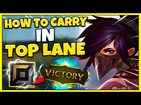 #1 AKALI WORLD BEST TOP LANE STRATEGIES TO PUSH FOR FREE - League of Legends