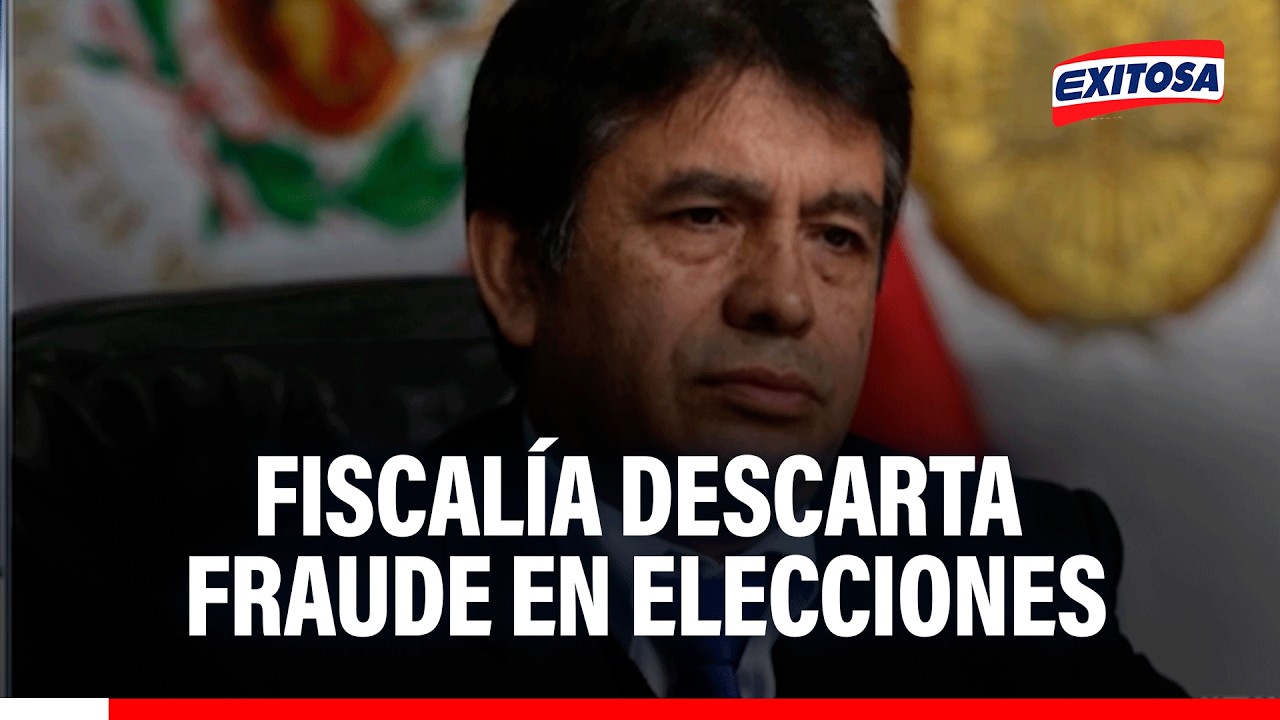 🔴🔵 Tomás Aladino Gálvez descarta fraude tras despliegue de fiscales del Ministerio Público del Perú